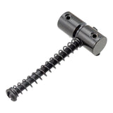 Max 2 Long&2 Short Bass Bridge Saddles for Electric Bass Replacement Part Black