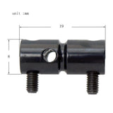 Max 2 Long&2 Short Bass Bridge Saddles for Electric Bass Replacement Part Black