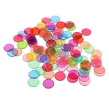 Maxbell 100x Colorful Disc Chips for Preschool Scientific Magnetic Experimental Tool