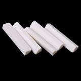 Max 5pcs Cattle Bone Blank Saddles Material For Guitar Maker Luthier Supply