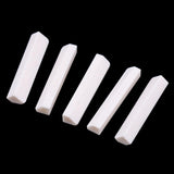 Max 5pcs Cattle Bone Blank Saddles Material For Guitar Maker Luthier Supply