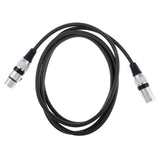 Max 2M/6Ft Stereo 3Pin Male to Female XLR Mic Microphone Cable Patch Lead Black