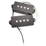 Max Electric Bass Open Humbucker Pickup Bridge Neck for 4-String PB Bass  Black