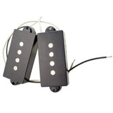 Max Electric Bass Open Humbucker Pickup Bridge Neck for 4-String PB Bass  Black