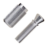 Max 2Pc Electric Guitar Double Roll Tremolo Bridge Studs Elevating Screw-Silver