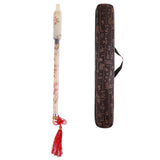 Maxbell Chinese Vertical Playing Flute Bawu Pipe F Tone Bau Folk Musical Instrument