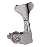 Max String Tuning Peg Tuner Sealed Machine Head Button for Bass Part Silver 2L3R
