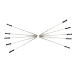 Max Pack of 10 Nib Metal Ballpoint Pen Sign Pen Refills Black/Blue
