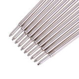 Max Pack of 10 Nib Metal Ballpoint Pen Sign Pen Refills Black/Blue