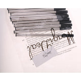 Max Pack of 10 0.5mm Nib Metal Rollerball Pen Gel Pen Sign Pen Refills Black