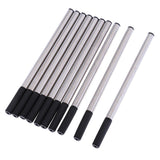 Max Pack of 10 0.5mm Nib Metal Rollerball Pen Gel Pen Sign Pen Refills Black