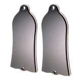 Max 2PCS 2 hole Truss Rod Cover Plate For Bass Guitar Replacement Part black