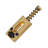 Max 6 Pieces Roller Saddle Bridge String Saddles for Electric Guitar Gold
