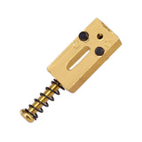 Max 6 Pieces Roller Saddle Bridge String Saddles for Electric Guitar Gold