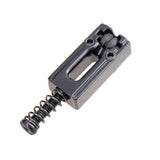 Max 6 Pieces Roller Saddle Bridge String Saddles for Electric Guitar Black