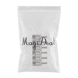 Max 6 Pieces Roller Saddle Bridge String Saddles for Electric Guitar Silver