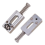 Max 6 Pieces Roller Saddle Bridge String Saddles for Electric Guitar Silver
