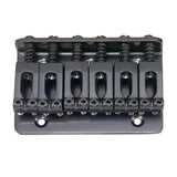 Max A Set Top Load Concave Saddle 6 String Bridge for Electric Guitar Black