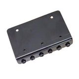 Max A Set Top Load Concave Saddle 6 String Bridge for Electric Guitar Black