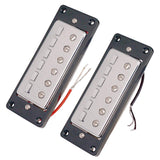 Max Set of 2pcs Mini Humbucker Pickups for 6 String Electric Bass Guitar Parts