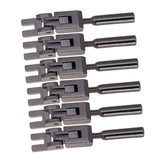 Max 6 Pieces Tremolo Bridge String Roller Saddle for Electric Guitar Black