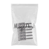 Max 6 Pieces Tremolo Bridge String Roller Saddle for Electric Guitar Black