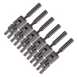 Max 6 Pieces Tremolo Bridge String Roller Saddle for Electric Guitar Black