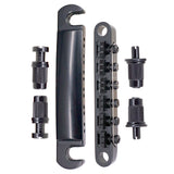 Max 12-String Saddle Bridge&Tailpiece For LP Electric Guitar Black