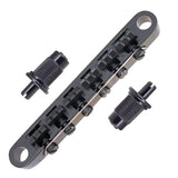 Max 12-String Saddle Bridge&Tailpiece For LP Electric Guitar Black