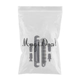 Max 12-String Saddle Bridge&Tailpiece For LP Electric Guitar Black