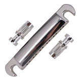 Max 12-String Saddle Bridge&Tailpiece For LP Electric Guitar Silver