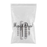 Max 12-String Saddle Bridge&Tailpiece For LP Electric Guitar Silver