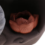 Max Buddhist Tibetan Incense Burner Carved Little Monk Ceramic Handcrafts Arts