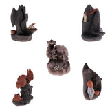 Max Buddhist Tibetan Incense Burner Carved Fish Shape Ceramic Handcrafts Art