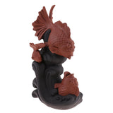 Max Buddhist Tibetan Incense Burner Carved Fish Shape Ceramic Handcrafts Art