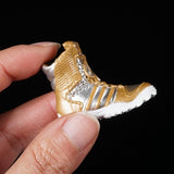 Maxbell 1/6 Scale Shoes Model Combat Boots for 12" Female Action Figure Body Gold