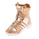 Maxbell 1/6 Scale Shoes Model Combat Boots for 12" Female Action Figure Body Gold