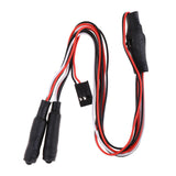 Max 5mm 2 Leds Angel Eyes LED Light Headlights/Taillight for 1:10 RC Crawler Car