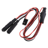 Max 5mm 2 Leds Angel Eyes LED Light Headlights/Taillight for 1:10 RC Crawler Car