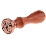 Max DIY Brass Head Letter A-Z Sealing Wax Stamp Wood Handle Scrapbookinp B