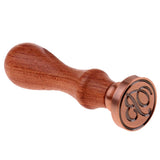 Max DIY Brass Head Letter A-Z Sealing Wax Stamp Wood Handle Scrapbookinp B