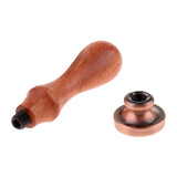 Max DIY Brass Head Letter A-Z Sealing Wax Stamp Wood Handle Scrapbookinp B