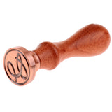 Max DIY Brass Head Letter A-Z Sealing Wax Stamp Wood Handle Scrapbookinp C