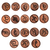 Max DIY Brass Head Letter A-Z Sealing Wax Stamp Wood Handle Scrapbookinp C