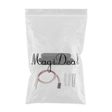 Max No Holes Closed Cover Single Coil Active Pickup for Electric Guitar Black