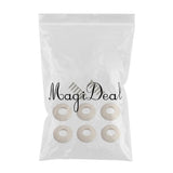 Max 6pcs Plastic Washer Ferrule Gasket for Open Gear Semiclosed Tuning Pegs Keys