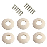 Max 6pcs Plastic Washer Ferrule Gasket for Open Gear Semiclosed Tuning Pegs Keys
