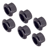 Max 6 Pieces Guitar Tuners Conversion Bushings for LP EPI Electric Guitar Black