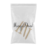 Max 40 Pieces Electric Guitar Humbucker Pickup Ring Frame Mounting Screws Golden