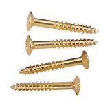 Max 40 Pieces Electric Guitar Humbucker Pickup Ring Frame Mounting Screws Golden